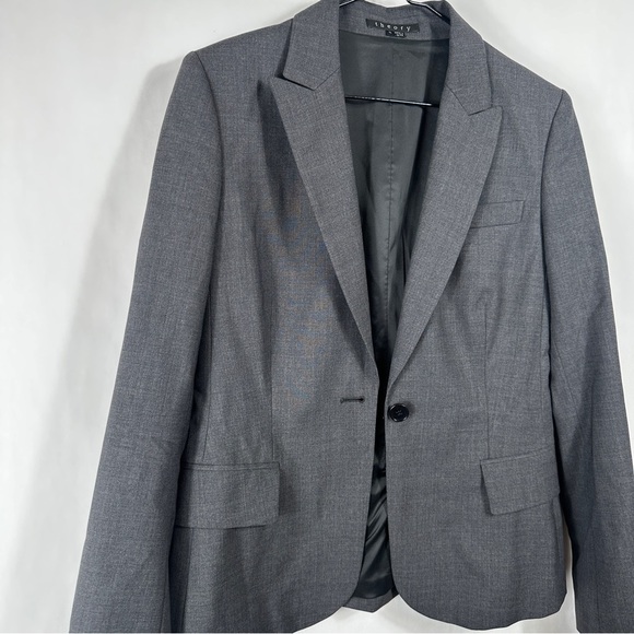 Theory Gray Blazer | US Size 10 - Picture 3 of 13